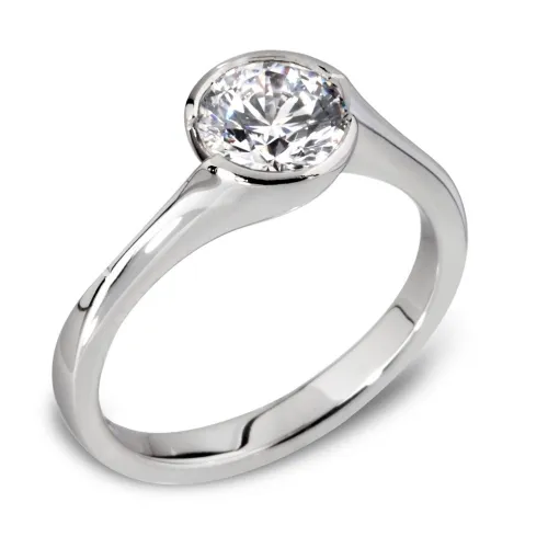 Round Solitaire Engagement Ring